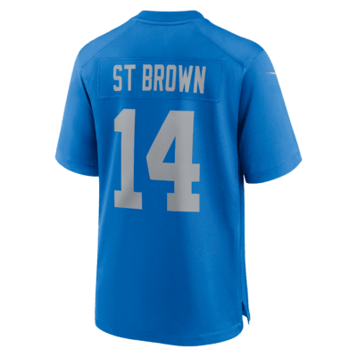 Amon-Ra St. Brown Detroit Lions Men's Nike NFL Game Football Jersey