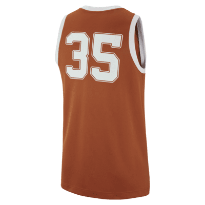 Camiseta de básquetbol para hombre Nike College Replica (Texas)