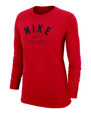 Женская футболка Nike Swoosh Soccer Long-Sleeve