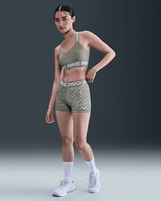 Cycliste imprimé à taille mi-haute Nike Pro 8 cm pour femme