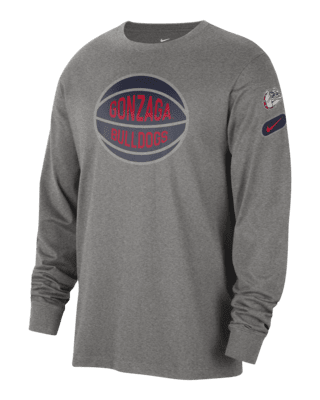 Мужская футболка Gonzaga Fast Break Nike College Long-Sleeve