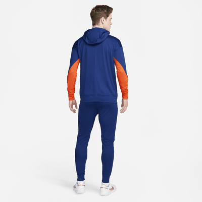 Niederlande Strike Nike Dri-FIT Fußball-Trainingsanzug aus Strickmaterial mit Kapuze für Herren