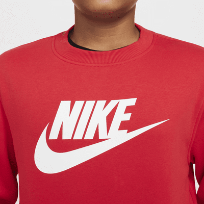 Sudadera sin cierre para niños talla grande (talla amplia) Nike Sportswear Club Fleece