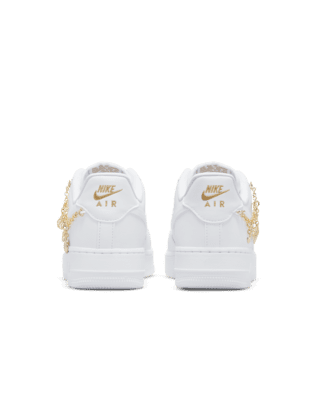 nike air force 1 gold leaf crest