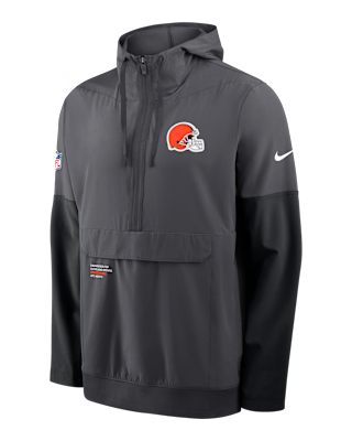 Мужская куртка Cleveland Browns Well Rounded Anorak Nike NFL 1/2-Zip Hooded