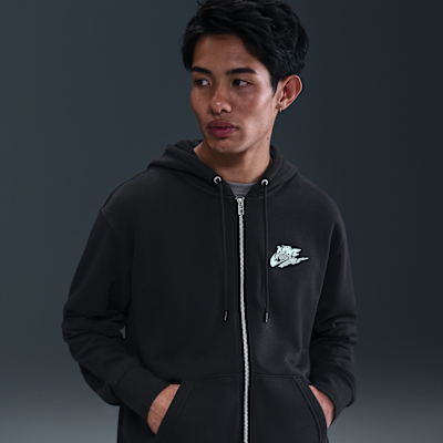 Sudadera con gorro de cierre completo de French Terry para hombre Nike Sportswear Club