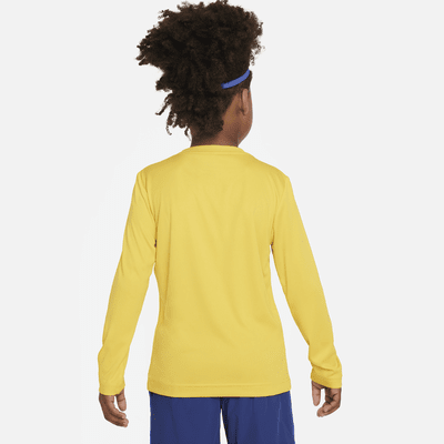 Nike "All Day Play" Long Sleeve Tee Little Kids Dri-FIT T-Shirt