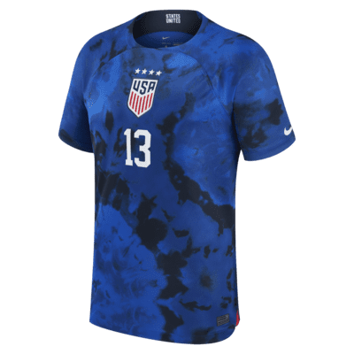 USWNT 2022/23 Stadium Home (Alex Morgan) Big Kids' Nike Dri-FIT Soccer  Jersey.