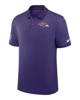Мужские  Baltimore Ravens Sideline Victory Stripe Nike Dri-FIT NFL Polo
