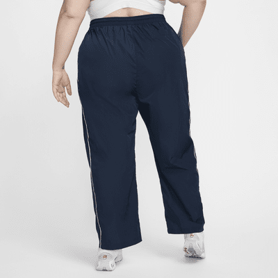 Nike Windrunner Women's High-Waisted Woven Open-Hem Pants (Plus Size)