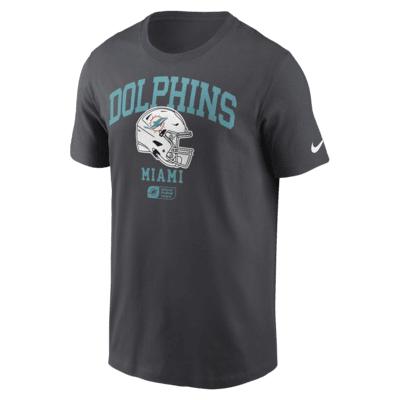 Miami Dolphins Helmet Essential Men's Nike NFL T-Shirt