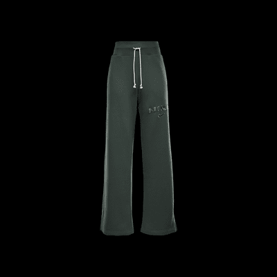 Pants con logotipo de piernas anchas y tiro alto para mujer Nike Sportswear Phoenix Fleece