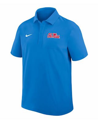 Мужские  Ole Miss Rebels Nike Woven Polo