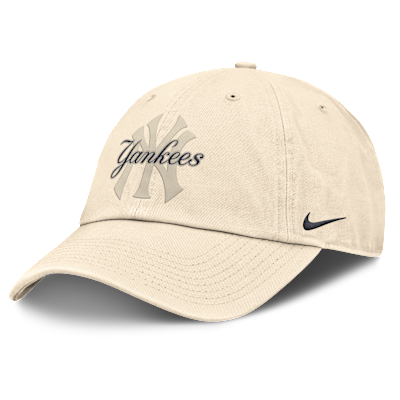 Gorra de algodón orgánico sin estructura para hombre Nike Statement Club New York Yankees