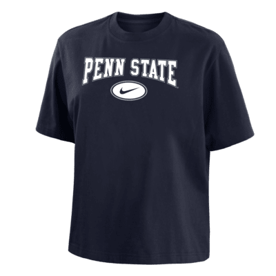 Nike Breathe Women's Penn State PSU Football Long Sleeve Jersey Shirt Large  L