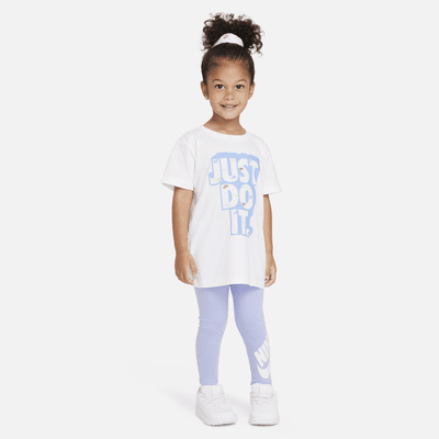 Nike Relaxed Tee and Scrunchie Set Little Kids 2-Piece Set