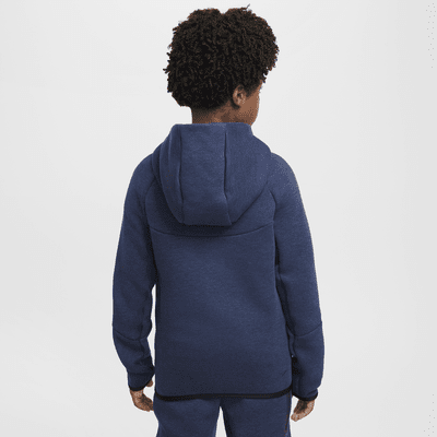 Hoodie com fecho completo Nike Sportswear Tech Fleece Júnior