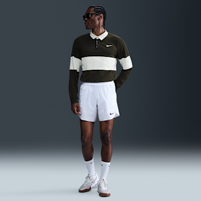 NikeCourt Slam Men's Dri-FIT ADV Long-Sleeve Tennis Polo