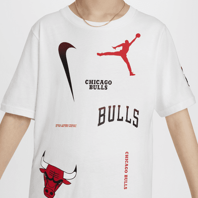 Chicago Bulls Courtside Statement Edition Jordan Max90 NBA-shirt voor kids