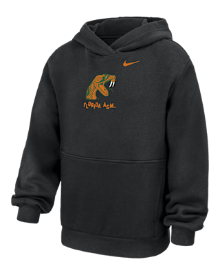 Детское худи Florida A&M University Club Fleece Big Kids' Nike College Hoodie