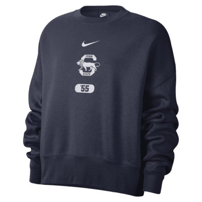 Penn State Women's Nike College Crew-Neck Sweatshirt