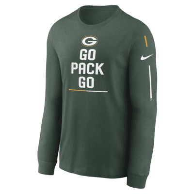 Dankbaar vervangen troon Nike Team Slogan (NFL Green Bay Packers) Men's Long-Sleeve T-Shirt. Nike.com