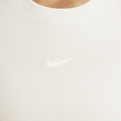 Canotta corta e aderente a mini costine Nike Sportswear Chill Knit – Donna