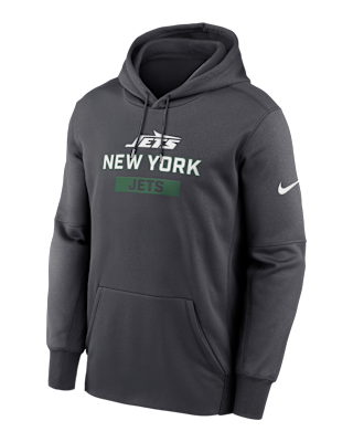 Мужское худи New York Jets Toss Sweep Men’s Nike Therma NFL Pullover Hoodie