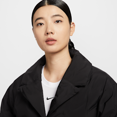 나이키 스포츠웨어 스우시 시리즈 여성 써마 핏 오버사이즈 다운 트렌치 코트