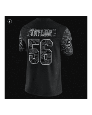 Men's Nike Lawrence Taylor Black New York Giants Retired Player RFLCTV  Limited Jersey