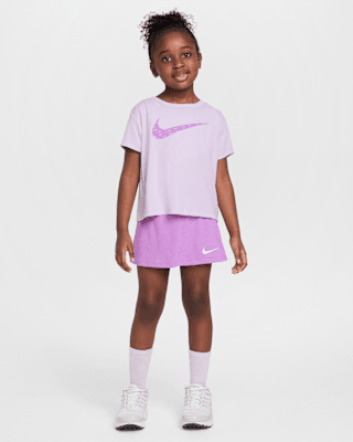 Детские  Nike Dri-FIT Toddler Swoosh Motion Mesh Scooter 2-Piece Set