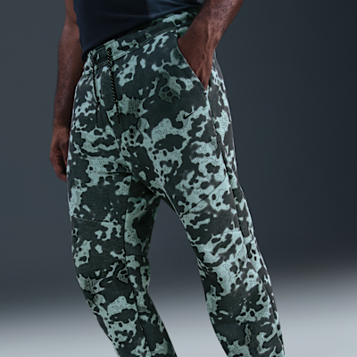 Nike Tech Men's Open-Hem Fleece Camo Pants