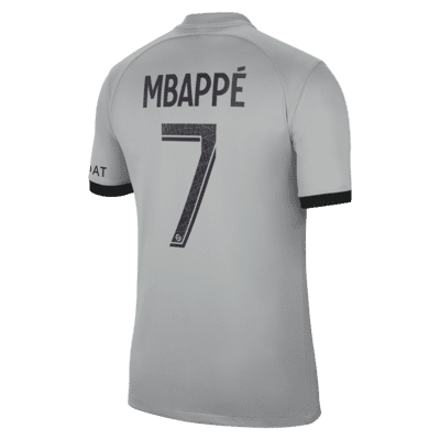 Paris Saint-Germain 2022/23 Stadium Away (Kylian Mbappe) Big Kids' Nike Dri-FIT Soccer Jersey