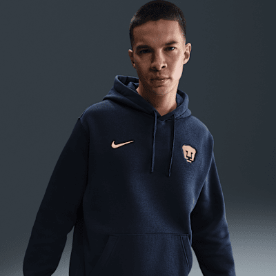 Sudadera con gorro sin cierre de fútbol Nike para hombre Pumas UNAM Club