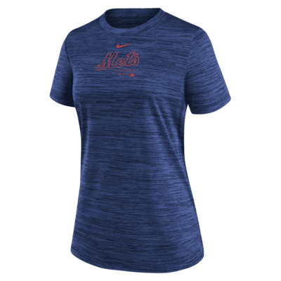 New York Mets Authentic Collection Practice Velocity Women's Nike Dri-FIT MLB T-Shirt