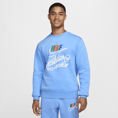 Sudadera de cuello redondo para hombre Nike Club Fleece