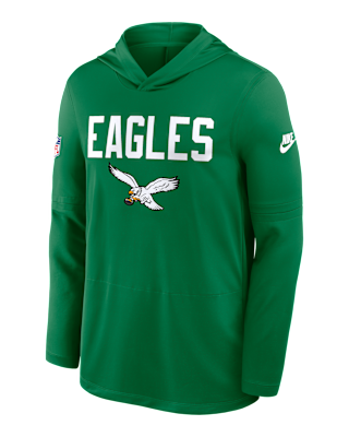Мужские  Philadelphia Eagles Pass Accuracy Nike Dri-FIT NFL Long-Sleeve Hooded Top