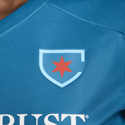 Jersey Nike Dri-FIT de la NWSL replica del Chicago Red Stars visitante 2024 Stadium para mujer