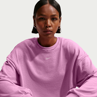 Nike Sportswear Chill Terry Women's Oversized French Terry Crew-Neck Sweatshirt