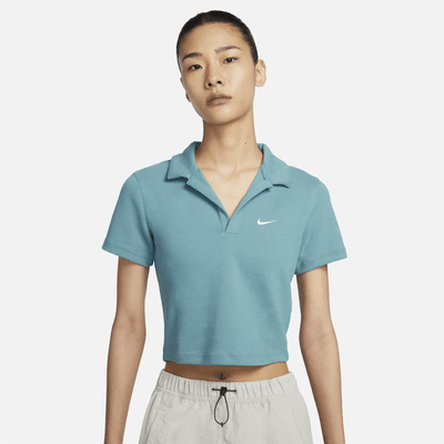 เสื้อโปโลแขนสั้นผู้หญิง Nike Sportswear Essential