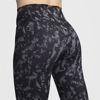 Leggings estampados de tiro alto de 7/8 para mujer Nike One