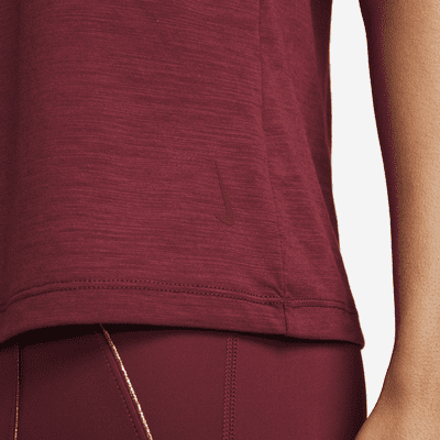 Camiseta de tirantes con ribete metálico para mujer Nike Yoga Dri-FIT