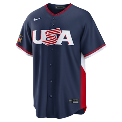 USA Baseball 2026 World Baseball Classic Men's Nike Stadium Jersey