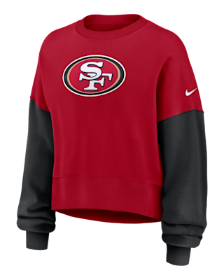 Женские  San Francisco 49ers Nike NFL Pullover Crew