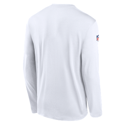 Playera de manga larga Nike Dri-FIT de la NFL para hombre New York Jets Alt Legend Small Logo