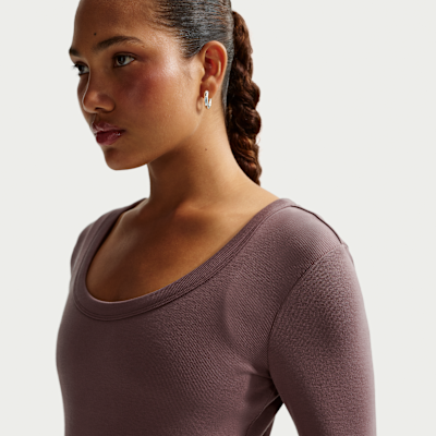 Nike Sportswear Chill Knit Women's Tight Long-Sleeve Midi Mini-Rib Dress
