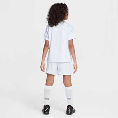Segunda equipación Stadium Inter de Milán 2025/26 Equipación de tres piezas Replica Nike Football - Niño/a pequeño/a