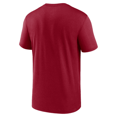 Men's Nike Red Atlanta Falcons Wordmark Legend Performance T-Shirt