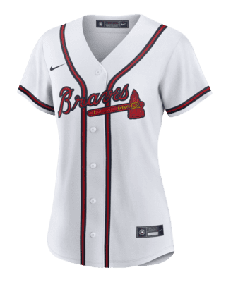 Women's Atlanta Braves Matt Olson Red Plus Size Replica Player Jersey