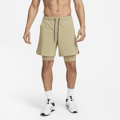 Shorts versátiles Dri-FIT de 18 cm 2 en 1 para hombre Nike Unlimited